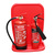 Double Two Piece Extinguisher Red Stand