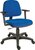 Ergo Blaster Medium Back Fabric Operator Office Chair with Height Adjustable Arms Blue - 1100BLU/0280 -