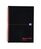 Black n Red A5 Wirebound Hard Cover Notebook Recycled Ruled 140 Pages Bl(Pack 5)