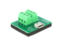 Adapter Micro USB Buchse an Terminalblock 6 Pin, Delock® [65517]