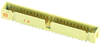 Stiftleiste, 6-polig, RM 2.54 mm, gerade, beige, 09195066324