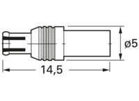 MCX Stecker 50 Ω, RG-174/U, RG-188A/U, RG-316/U, Crimpanschluss, gerade, 1000276