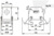 Tüllengehäuse, Baugröße HB10, Aluminiumlegierung, M20/M25, abgewinkelt, Querbüge