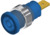 4 mm Buchse, Flachsteckanschluss, Einbau-Ø 12.2 mm, CAT III, blau, SEB 2620 F6,3