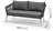 2-Sitzer Sofa Asola; 162x80x76 cm (BxTxH); anthrazit