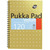 Pukka Pad Vellum A5 Wirebound Card Cover Ruled 120 Pages Yellow (Pack 3)