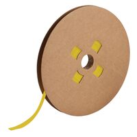 Heatex Wire Marking Sleeves 60.00 mm x 41.00 mm 2:1TPFR-25,4MMX60M-B7642-YL, Yellow, Non-adhesive printer label, Continuous Printer Labels