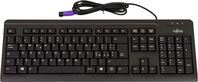 Keyboard PS2 BLACK (ITALY) KB410, PS/2, Standard, Wired, PS/2, Black Keyboards (external)