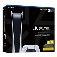 Playstation 5 Digital Edition , 825 Gb Wi-Fi Black, White ,