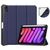 Cover for iPad Mini 6 2021 for iPad Mini 6 (2021) Tri-fold Caster TPU Cover Built-in S Pen Holder with Auto Wake Function - Blue Tablet-Hüllen