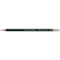 Bleistift Castell® 9000 HD mit Radierer FABER CASTELL 119200