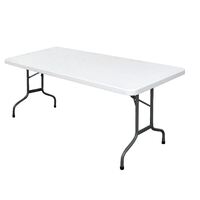 Bolero Foldaway Rectangular Table Made of Polypropylene and Steel 745X1827X750mm