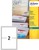 Etichette bianche per indirizzi per stampanti Inkjet - 199,6x143,5 - 25 ff