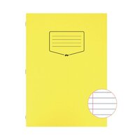 Silvine Tough Shell Exercise Book Ruled A4 Yellow (Pack of 25) EX141