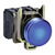 Leuchtmelder, blau, Komplettgerät Ø22 glatte Kalotten mit LED-Modul 110-120V