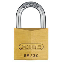 ABUS 11977 65/30mm Brass Padlock Keyed Alike 6304