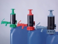 PumpMaster Kanister- und Fasspumpe für Säuren und chemische Flüssigkeiten FKM grün