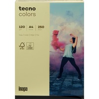 Kopierpapier tecno® colors, DIN A4, 120 g/m², Pack: 250 Blatt, hellgelb