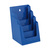 4-Section Leaflet Holder A5 / Tabletop Leaflet Stand / Leaflet Stand / Leaflet Display | blue similar to RAL 5005