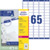 Adress-Etiketten, A4 mit ultragrip, 38,1 x 21,2 mm, 100 Bogen/6.500 Etiketten, weiß