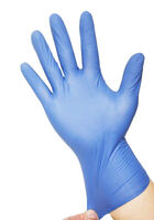 Blue Disposable Household Vinyl Gloves Medium - Box of 100