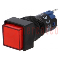 Switch: push-button; Pos: 2; SPDT; 0.5A/250VAC; 1A/24VDC; ON-(ON)