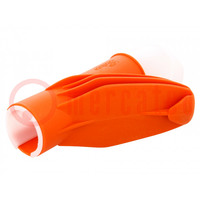 Tool for polyester conduits; orange