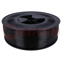 Filament: ABS+; Ø: 1,75mm; fekete; 230÷240°C; 2kg