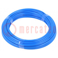 Pneumatic tubing; max.11bar; L: 25m; polyurethane; Economy; blue