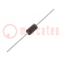 Diode: TVS; 1.5kW; 15V; 71A; unidirectional; Ø9,52x5,21mm