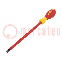 Screwdriver; insulated; slot; SL 10; 200mm; SoftFinish® electric