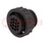 Plug; female; PIN: 14; w/o contacts; CPC Series 1; for cable