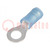 Tip: ring; Ø: 4.82mm; 1.25÷2mm2; crimped; for cable; insulated; blue