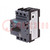 Motor breaker; 4kW; 220÷690VAC; for DIN rail mounting; Size: S0
