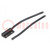 Reed switch; Pswitch: 10W; 32x15x6.8mm; Connection: lead 5m; 0.5A