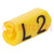 Jelölések; Jelölés: L2; 1,3÷3mm; PVC; sárga; -30÷80°C; THT; CLI C