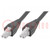 Cable; Mini-Fit Jr; hembra; PIN: 2; Long: 0,5m; 6A; Aislamiento: PVC