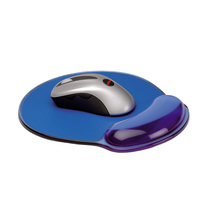 Mousepad with Wristrest, blue