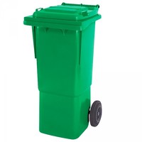 Kunststoff Müll-Großtonne in Grün, Füllmenge 60 Liter, -gewicht 25 kg | EA1752