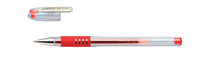 Gelschreiber G1-5 Grip Klassik, mit Kappe, nachfüllbar, 0.5mm (F), Rot