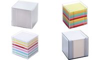 folia Zettelbox, Kunststoff, glasklar, Füllung: weiß/farbig (57906093)