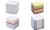 folia Zettelbox, Kunststoff, glasklar, Füllung: weiß/farbig (57906093)