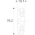Skizze zu ACCURIDE 9308-E4 Kugelkäfigführung - Vollauszug Links, Länge 508 mm