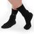teveno® ateveno® Aktiv-Socken in schwarz in der Frontansichtctive socks | white | front view
