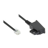 TAE Anschl.kabel 10m TAE-F(m) an RJ45