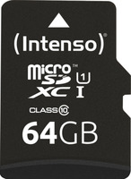 Intenso microSD-Card Class10 UHS-I 64GB Speicherkarte