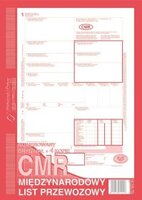 Druk akcydensowy CMR Międzynarodowy list przewozowy MiP 800-2N, A4, 4 kopie, 80k