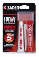 EPOXY RAPIDE 2 TUBES 30 ML REMPLACE REF 30610770 SADER 30621065