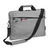 PEDEA Laptoptasche 13,3 Zoll (33,8cm) FASHION Notebook Umhängetasche mit Schultergurt, grau/schwarz