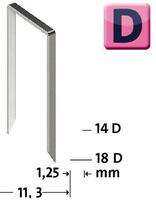 Klammer Typ D a 1200 Stck53F/8 mm Novus